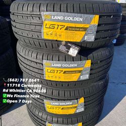 215/60R16 Land Golden New Set of Tires Installed and Balanced Set de Llantas Nuevas Instaladas y Balanceadas