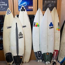 Surfboards at Catch A Wave Surf Shop in Coconut Grove