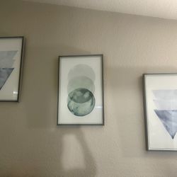 3 piece art set 30”x20” each