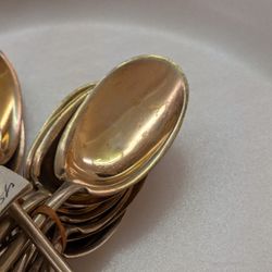 COIN SILVER SPOON GRECIAN PATTERN EACH