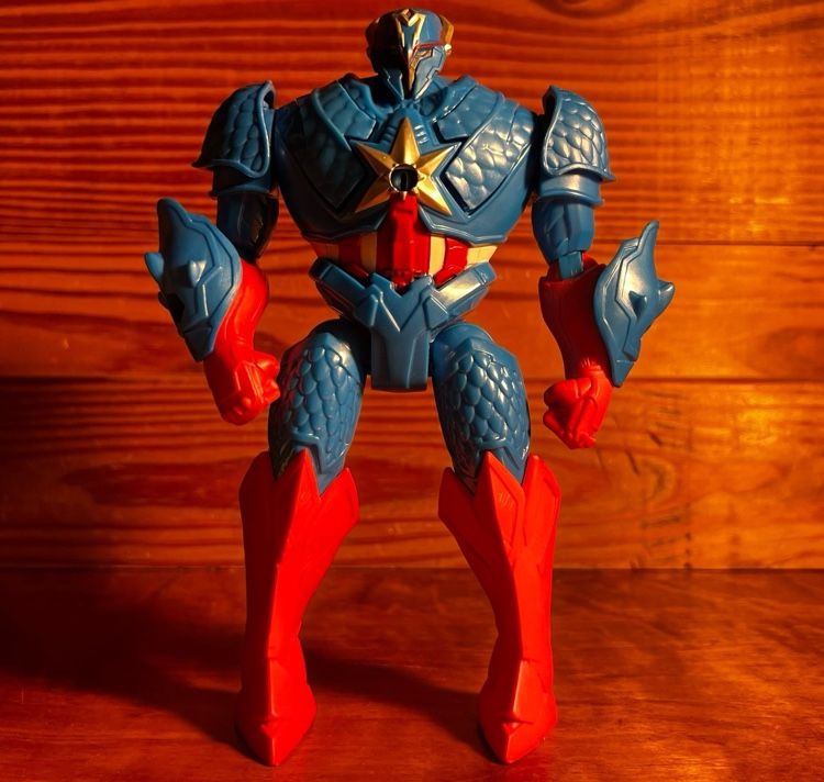 Marvel Mech Strike Monster Hunters Captain America 8" Action Figure