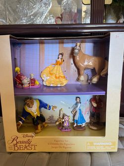 Disney Parks Beauty and the Beast Figurine Playset