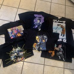 Comic Tees Total Of 5 - Size M & L 