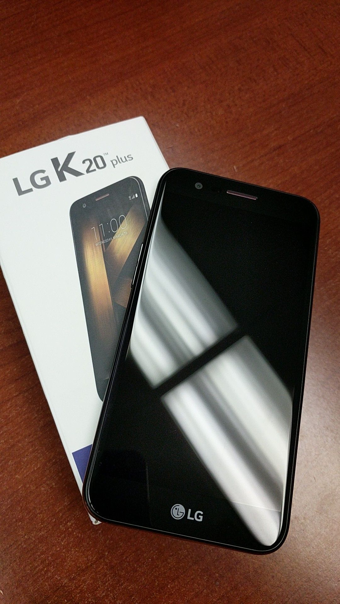 UNLOCKED - LG K20 Plus 32GB Black MP260 - GSM - unlocked works with T-Mobile and ATT - Perfect Like New - with box and all accessories