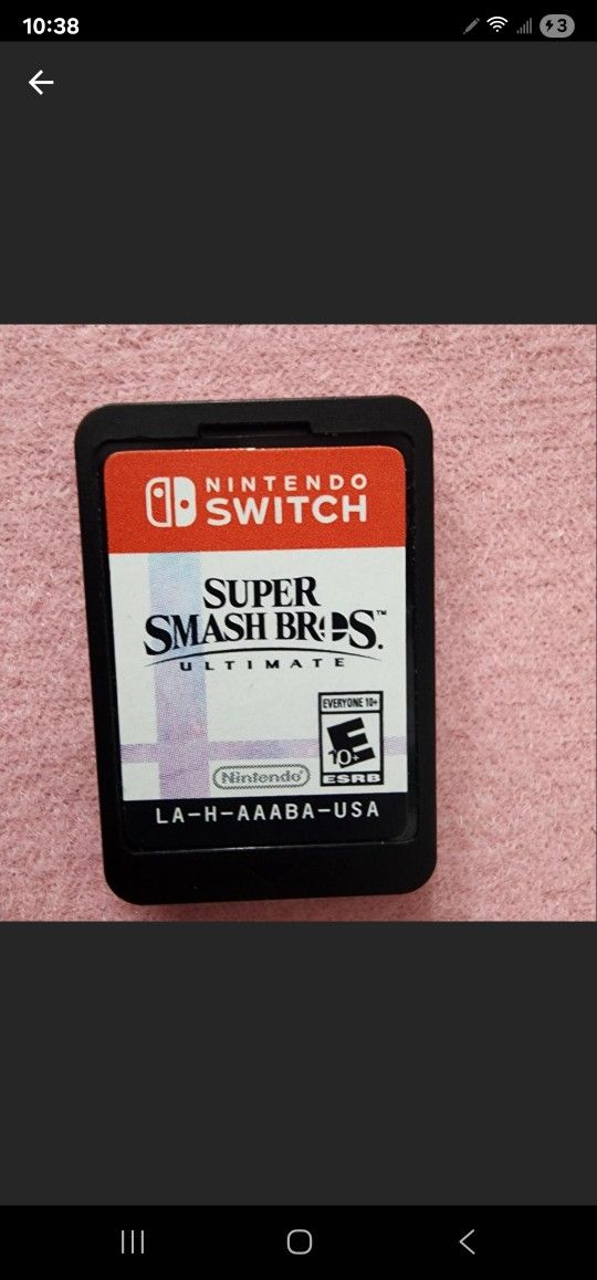 Super Smash Bros Nintendo Switch Game