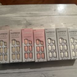 ImPRESS Nails 7 Brand New Boxes