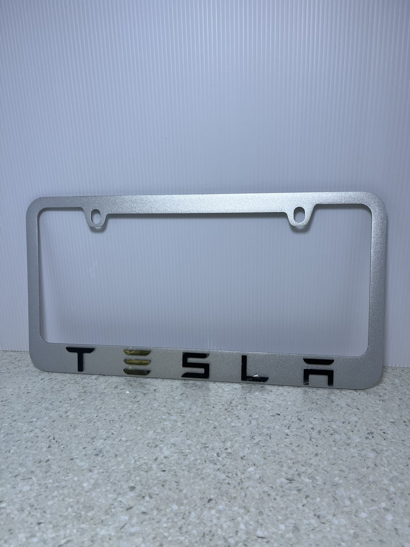 New TESLA License Plate Metal Frame New 