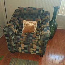 Green, Blue and Yellow chair