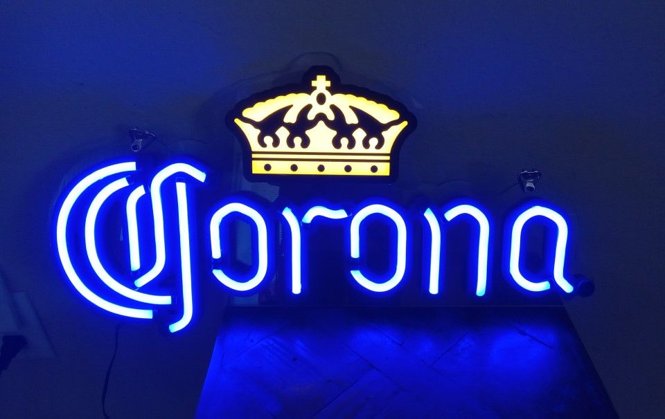 Corona Neon Sign