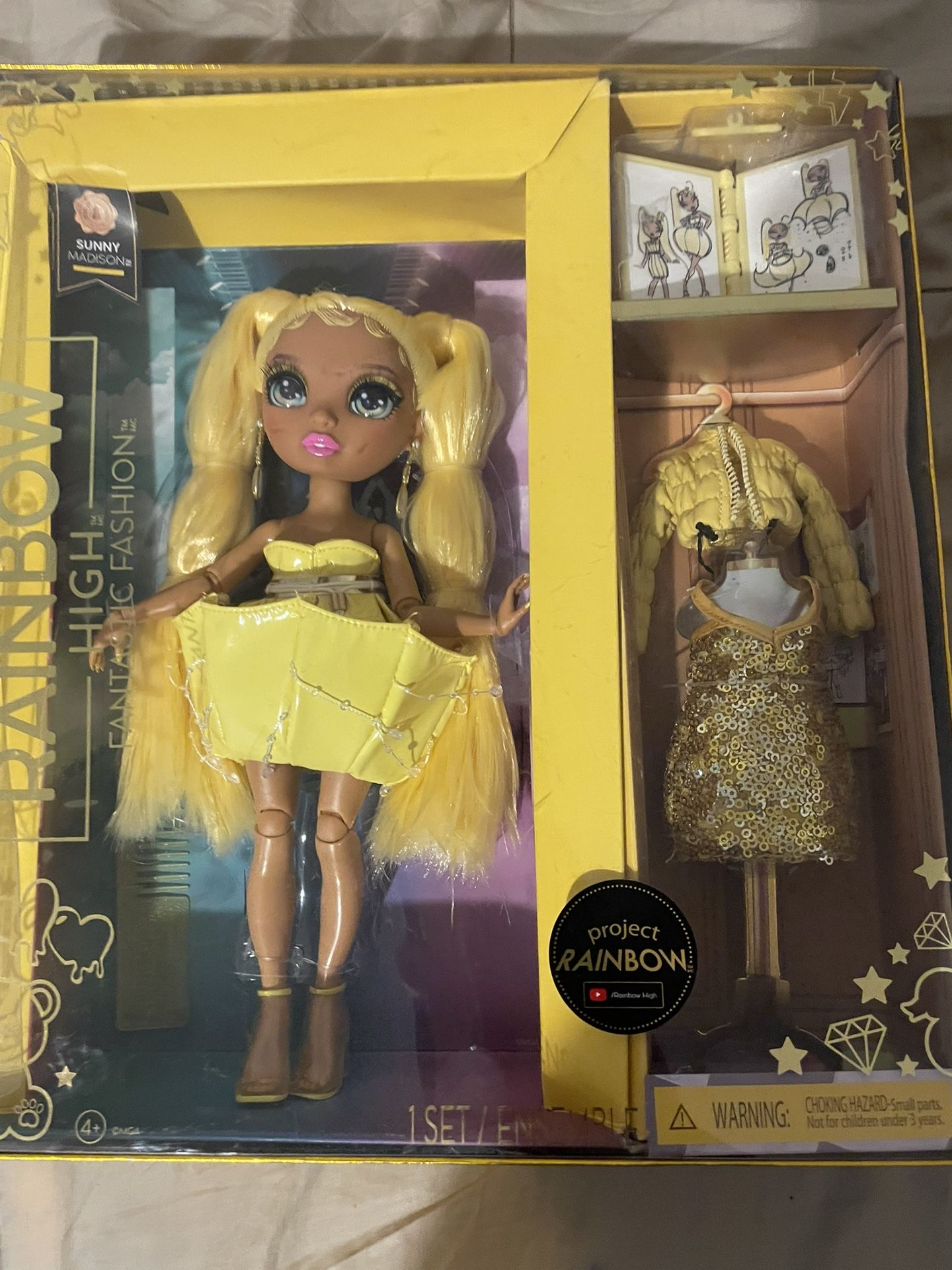 rainbow high yellow doll