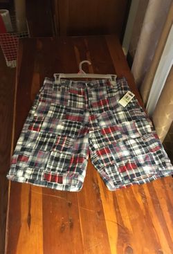 Male classic fit flat front chaps cotton Shorts