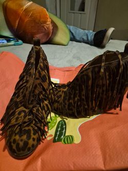 Cheetah booties 7