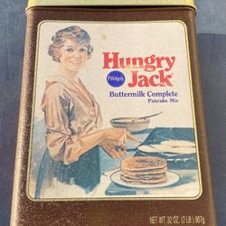 Vintage Hungry Jack Tin
