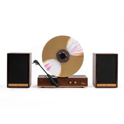Fuse Audio GLD Vertical Record Player with Speakers $149.99