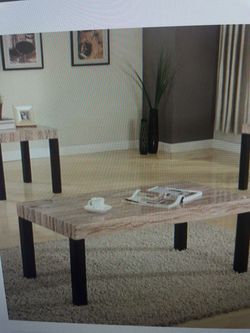 3 pc coffee table set new
