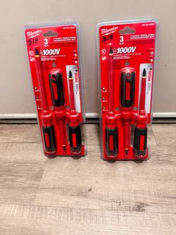 Milwaukee 3-Piece 1000V Insulated Screwdriver Set