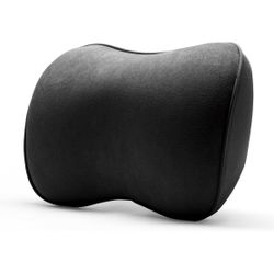 WENNEBIRD Model A Cervical Pillow - Adjustable Webbing and Washable Neck Support Pillow, Alcantara Fabric Memory Foam Headrest for Office Chair, Game 
