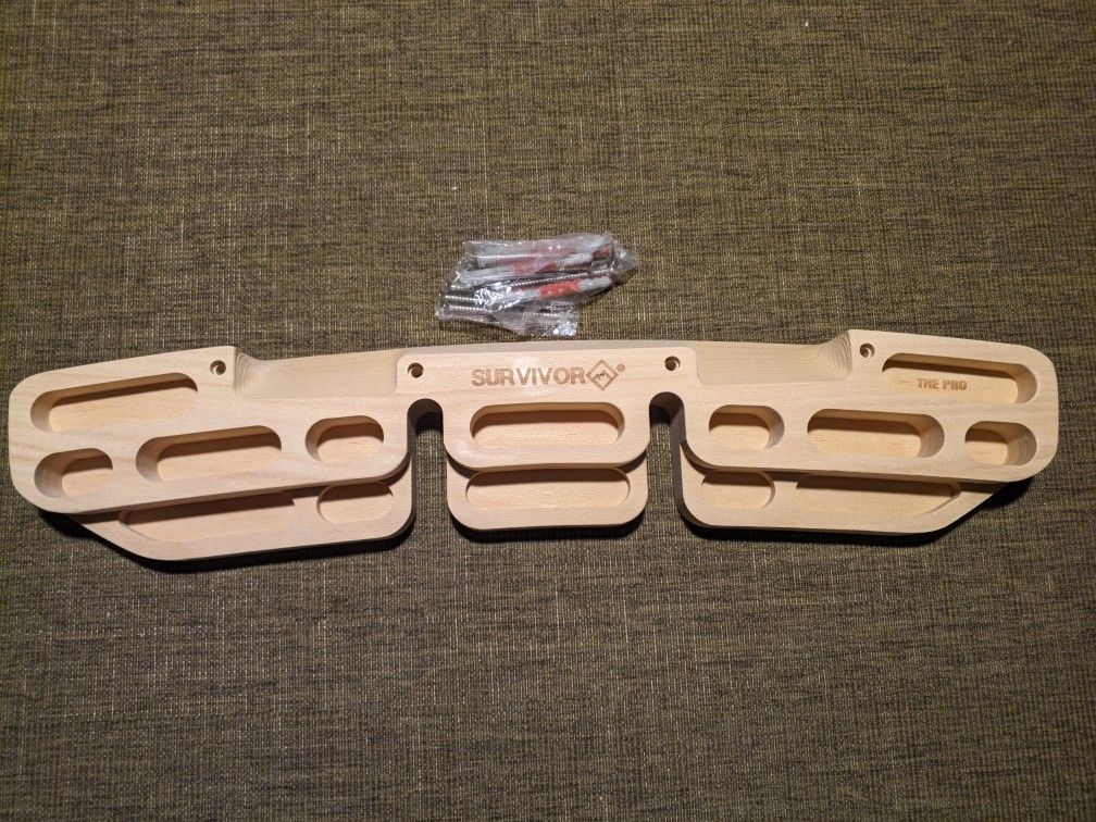 Rock Climbing Hangboard Wall Mounted