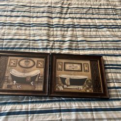 Wall paintings for the bathroom