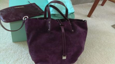 Tiffany & Company Metallic /Suede Reversible Tote