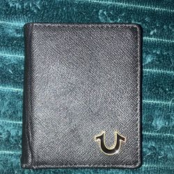 True Religion /Card wallet w infrared security