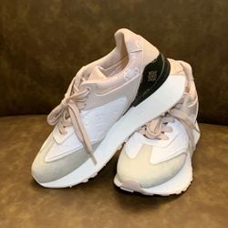 Guess Luchia GWLUCHIA3 Women’s Lace Up Sneakers In White Pink Size US 9M