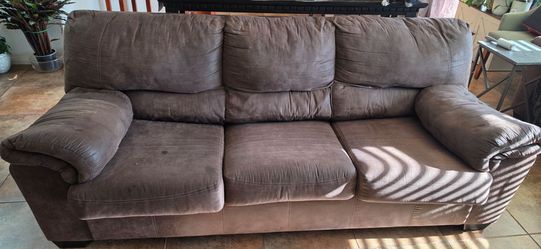 Free brown sofa pull out bed