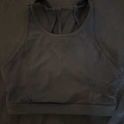 Black Sports Bra
