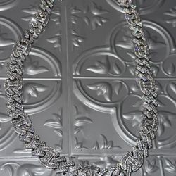 18k Gold Plated 14 mm Figaro Cuban Link 
