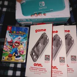 Nintendo Switch Lite Turquoise Bundle