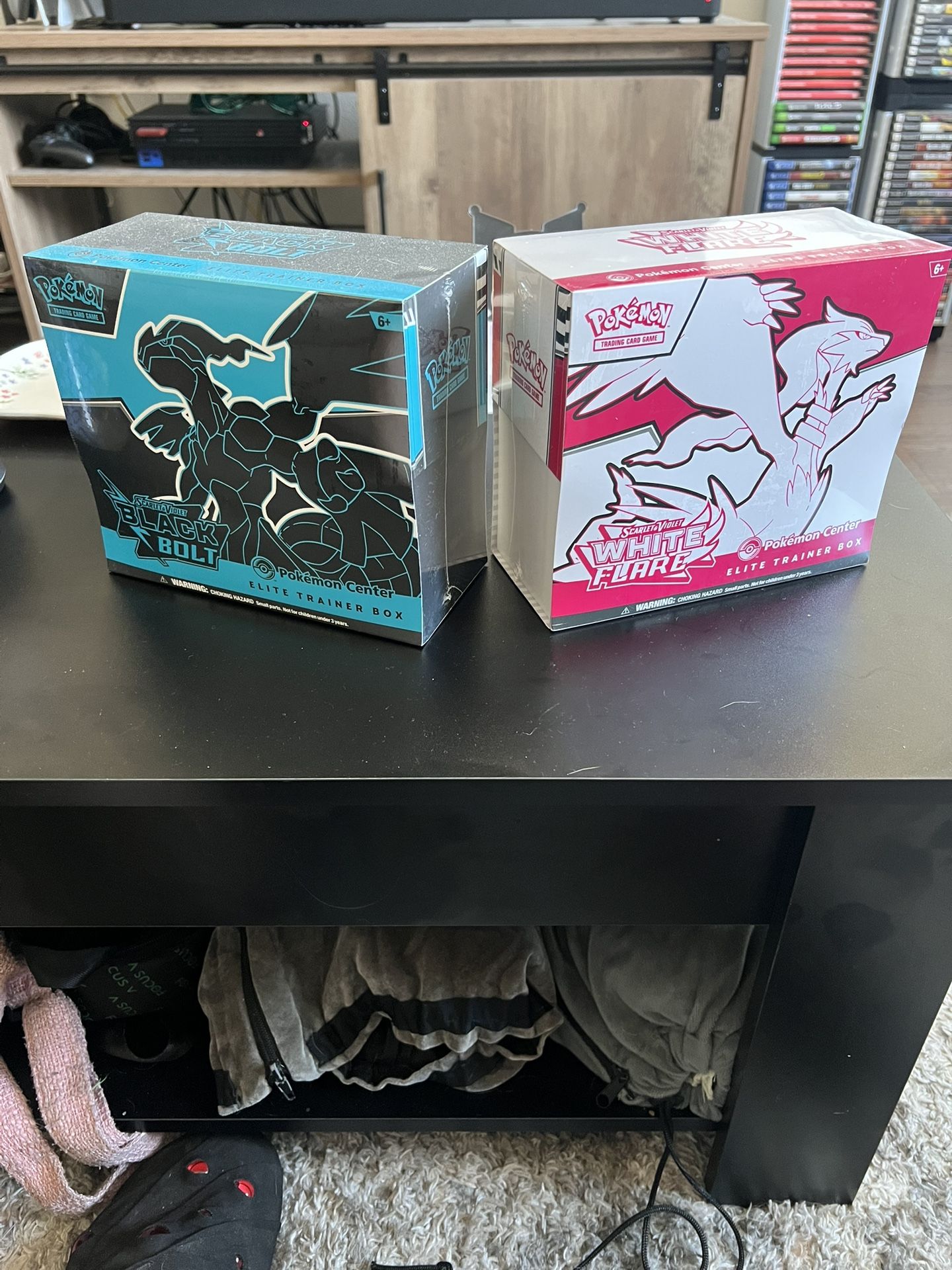 Black Bolt White Flare Pokemon Center ETB’s 