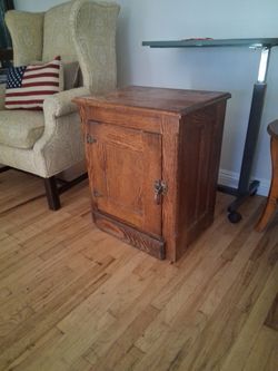 Vintage Ice Cabinet
