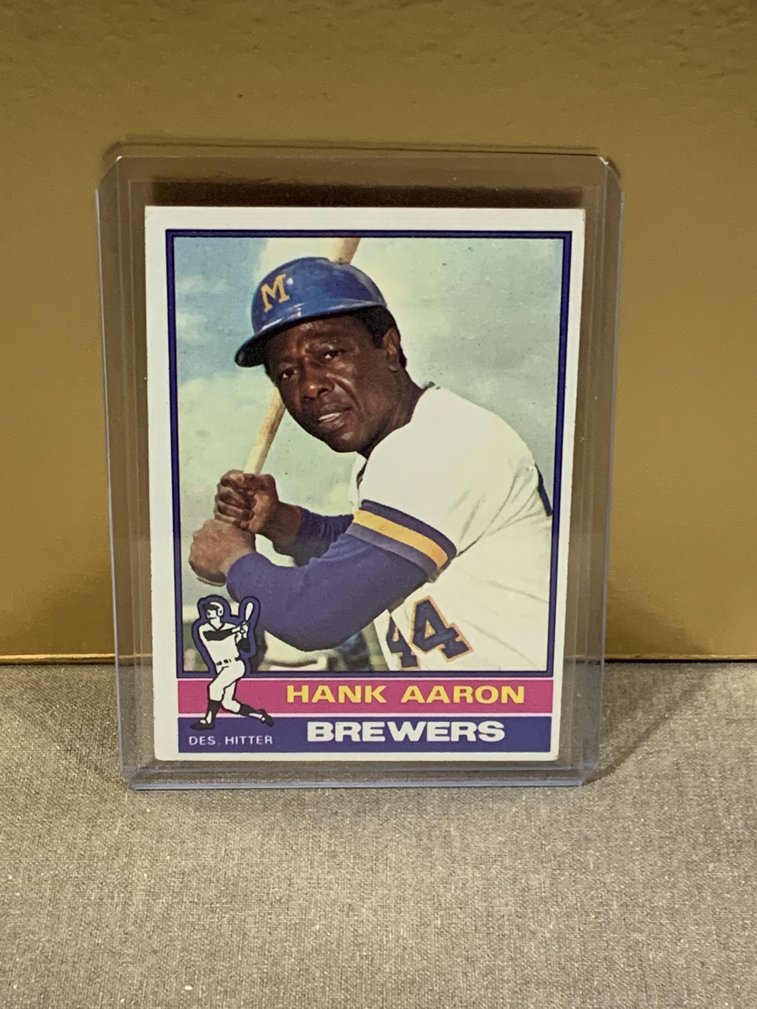 HOF Hank Aaron Last Baseball Card (1976 Topps) 🔥⚾️ The Real HR King!!