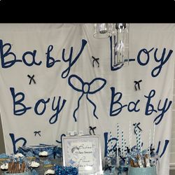 Baby Boy Backdrop