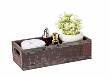 NEW Rustic Wooden Storage Crate Box