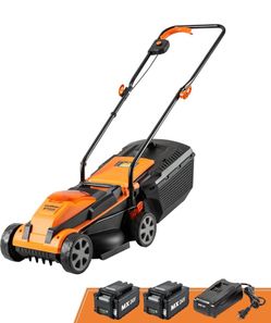 LawnMaster MX 24V Cordless Lawn Mower - NEW (2 Batteries)
