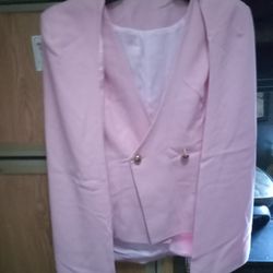 Pink Ployoster  Vest Jacket  Size Medium  Woman's 
