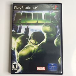 Hulk (Sony PlayStation 2, 2003) Complete CIB PS2 Game w/ Manual 
