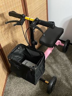 *NEW* PINK - Brand: VitaSophy  Steerable Knee Scooter Walker for Adults, Pink  Foldable Knee Walker For Foot Surgery, Broken Ankle, Foot Injuries