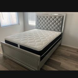 Queen Bed With Mattress