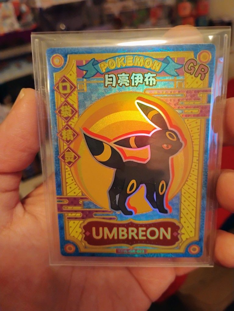 Rare! Umbreon Chibi Pokemon Card
