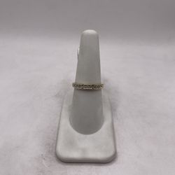 10kt Gold Diamond Engagement Style Band