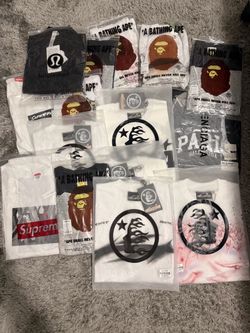 Streetwear Bundle – BAPE, Supreme, Hellstar, Balenciaga, Lululemon