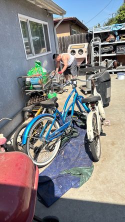 Blue Cruiser Bicycle
