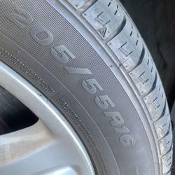 205-55-16 Three Tires Ready To Use 