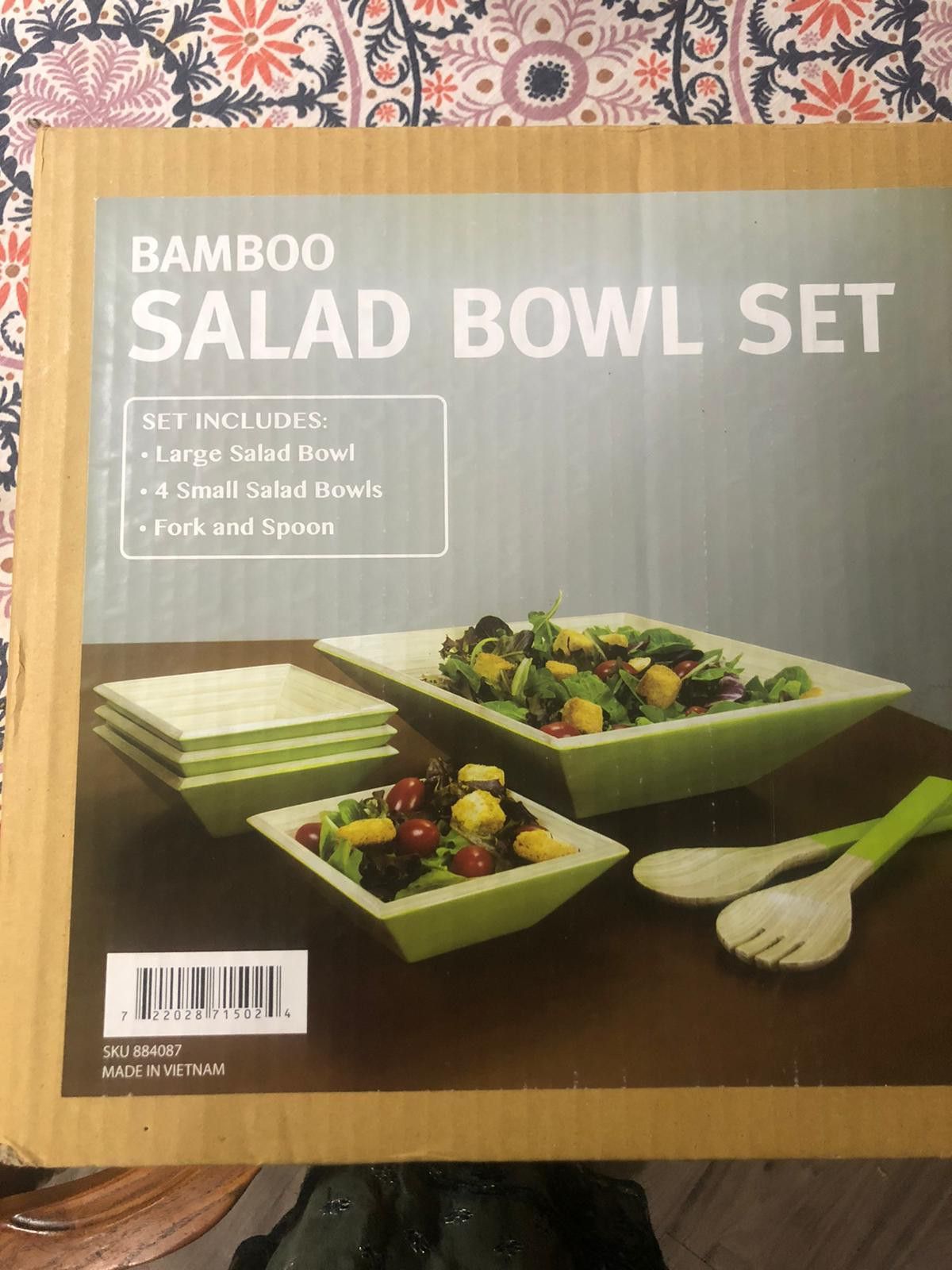 Bamboo Salad bowl set