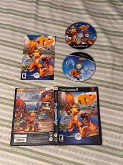 TY the Tasmanian Tiger PS2 with Manual and Xbox Disc