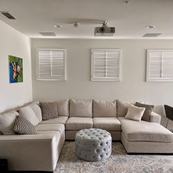Living Spaces Complete Sectional Sofa Set