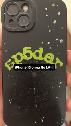 iPhone 13 with sp5der case