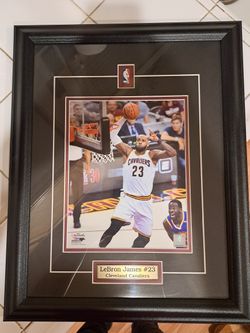 Lebron James Framed Finals Photo